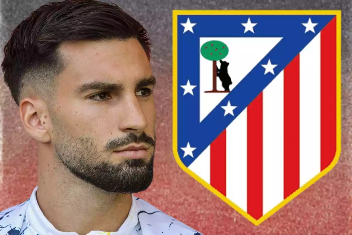 Alex Baena escudo Atleti