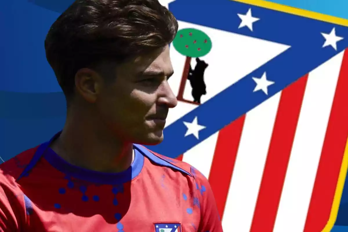 Julian Alvarez escudo atleti