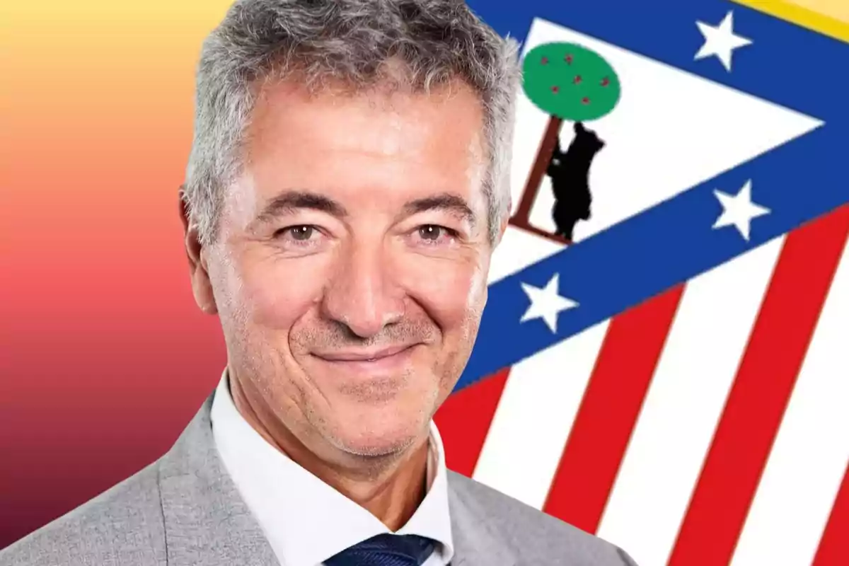 Gil Marín con el Atlético