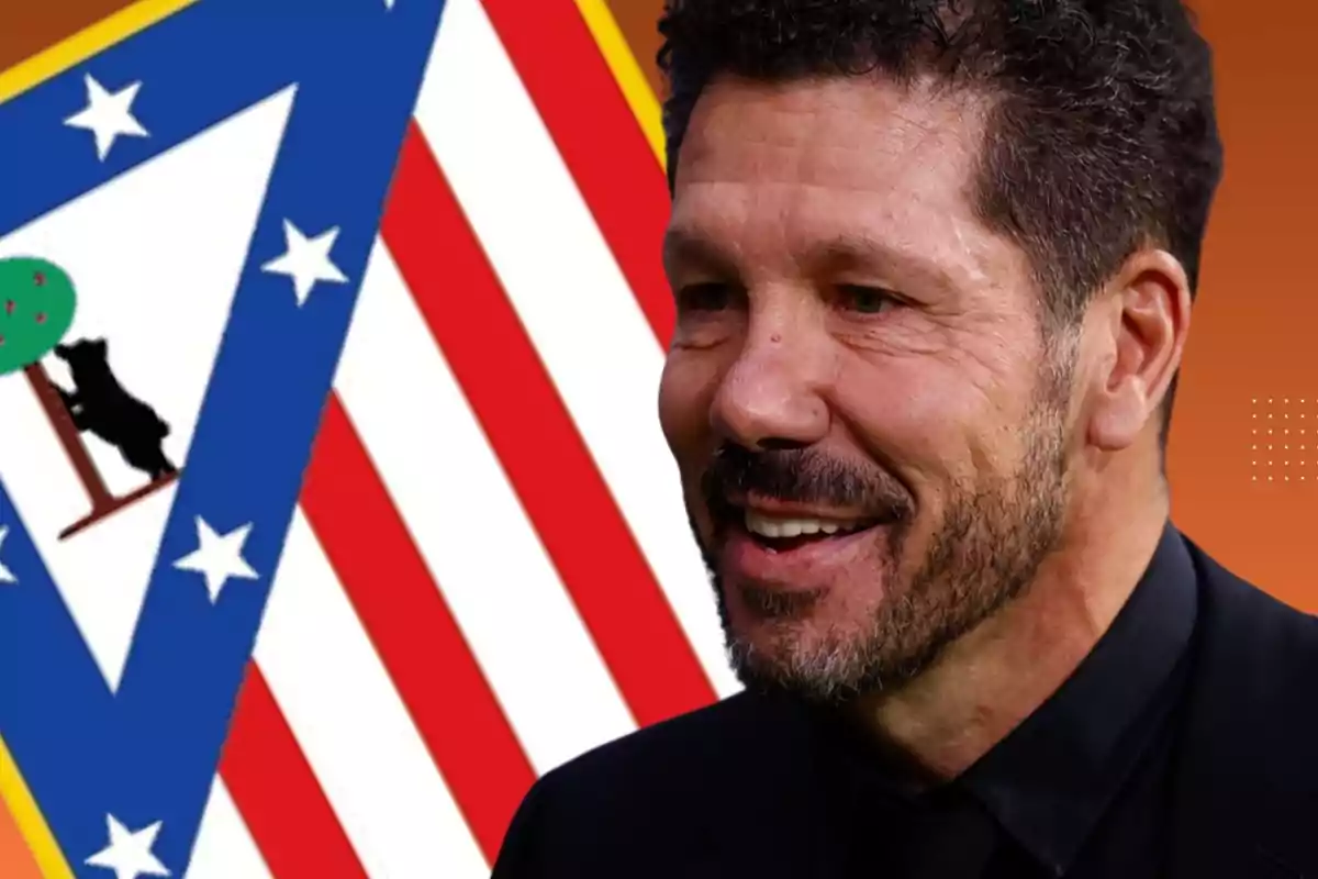 Simeone con el Atleti