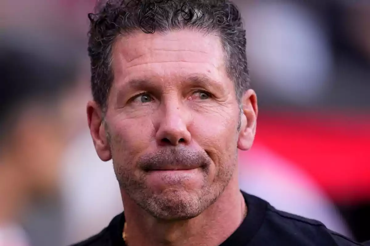 Simeone no oculta su fastidio