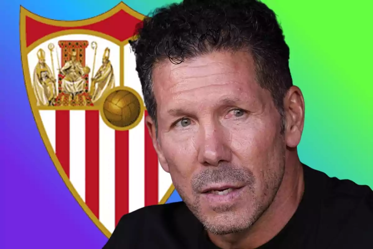 Simeone con el Sevilla