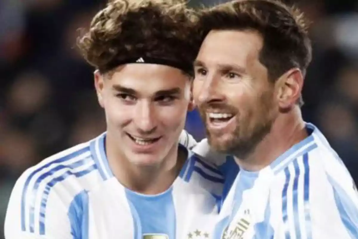 Julián y Messi