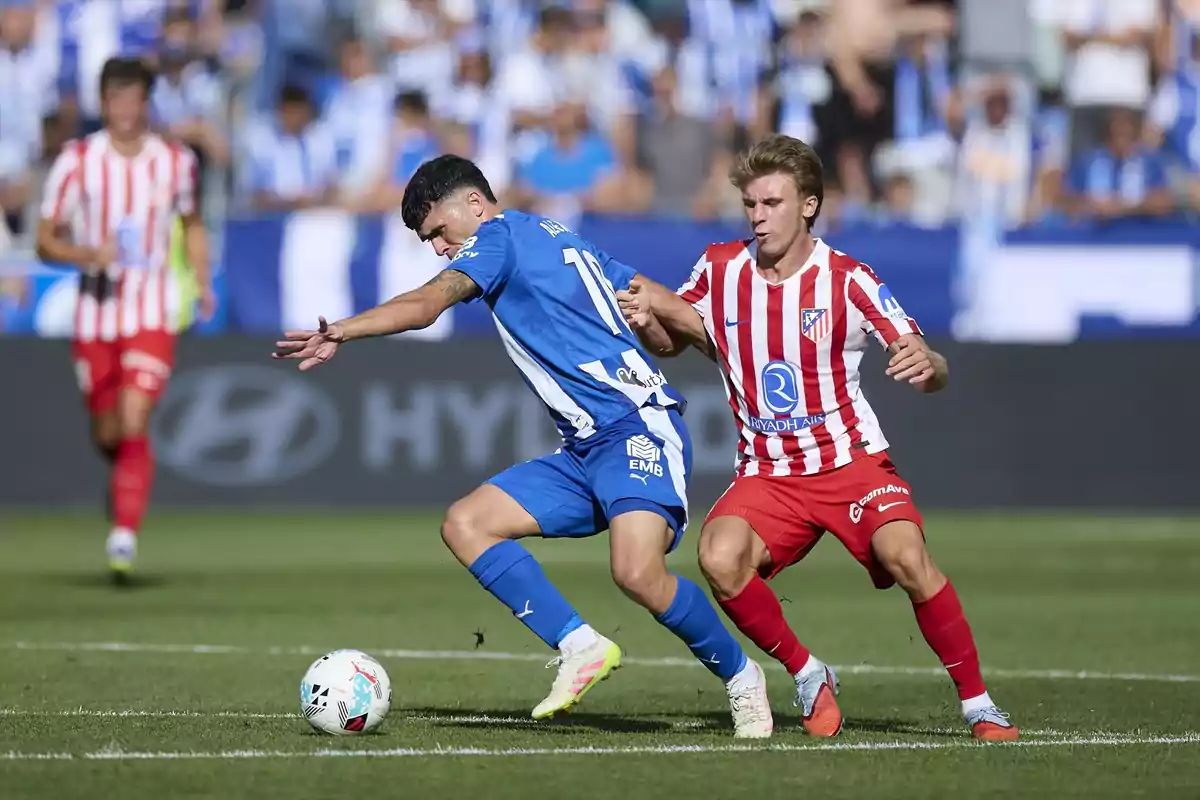 Barrios ante el Alaves Barrios ante el Alaves