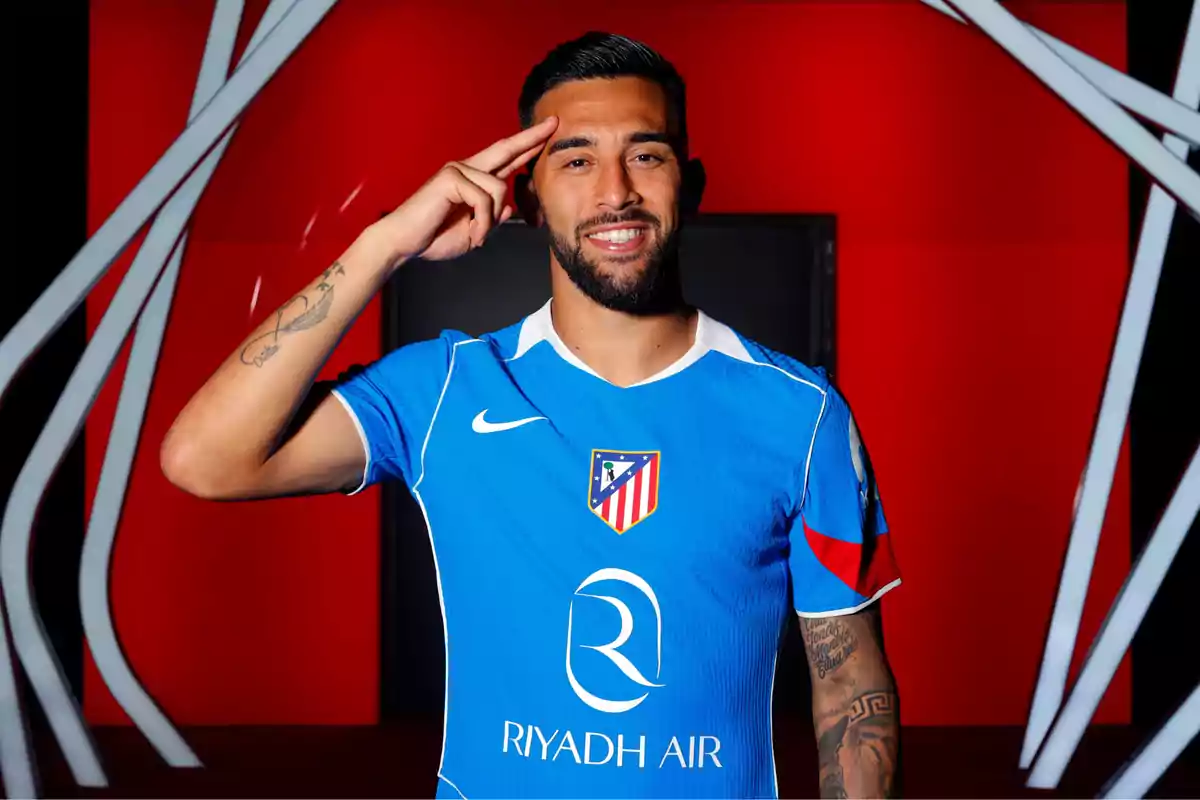 Nico González ha sido oficializado en el día de hoy como nuevo jugador del Atlético de Madrid Nico González ha sido oficializado en el día de hoy como nuevo jugador del Atlético de Madrid