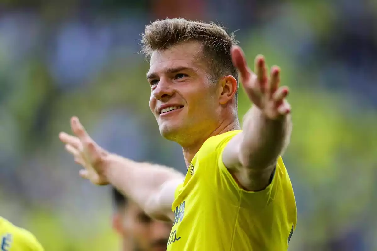 Imagen de Alexander Sorloth con el Villarreal