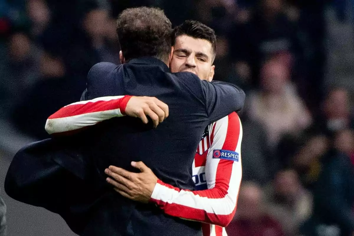 Álvaro Morata y Diego Pablo Simeone continuarán juntos una temporada más