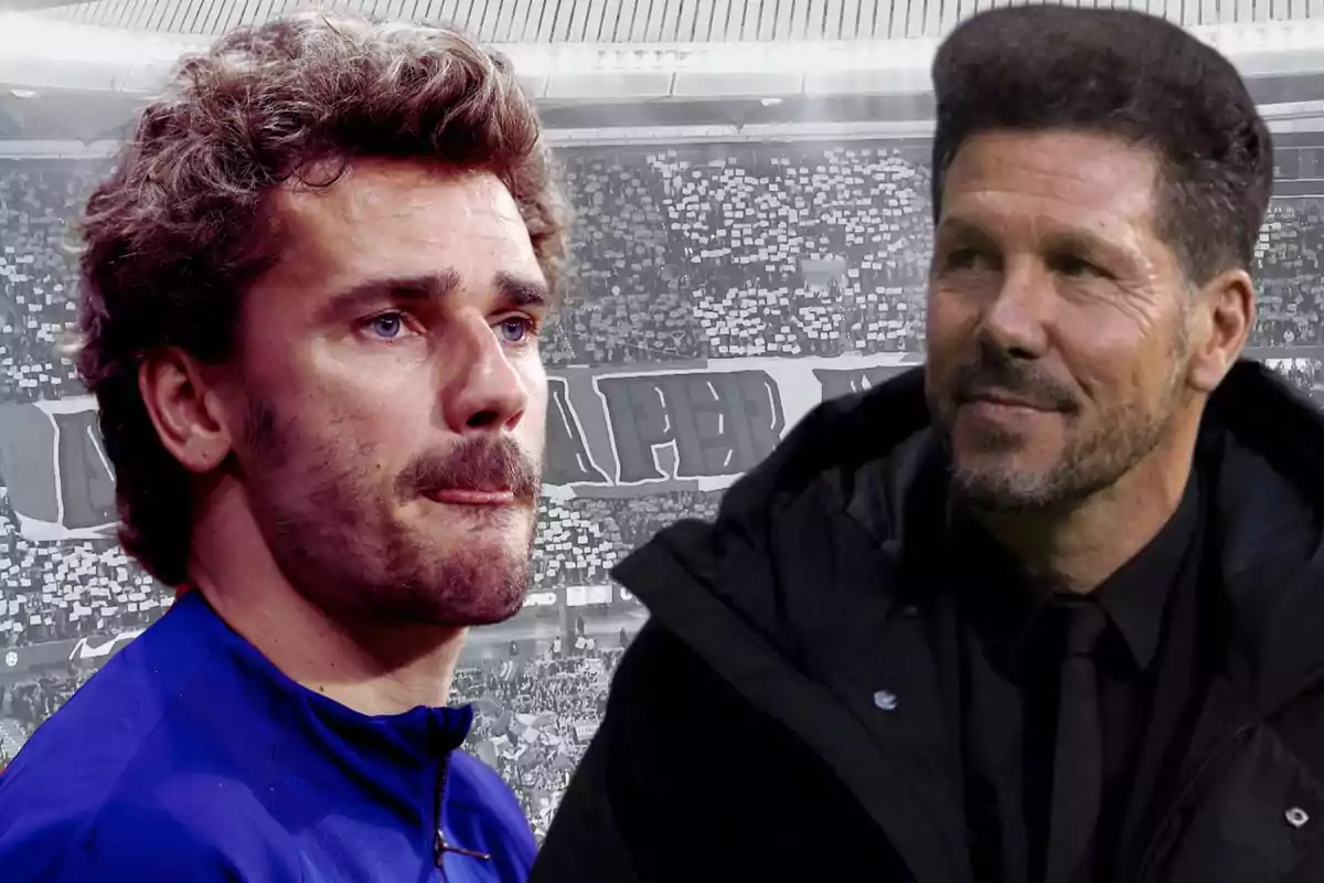 Antoine Griezmann y Simeone