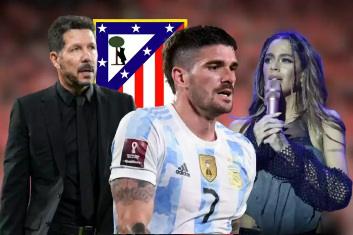 Simeone estaría molesto por la desconcentración de Rodrigo De Paul