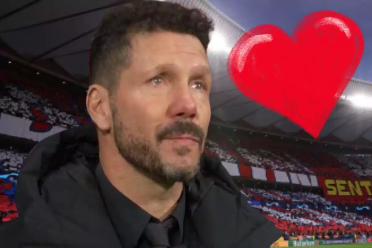 Simeone emocionado