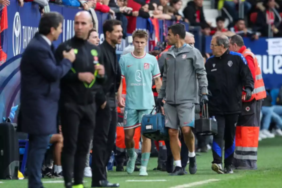 Pablo Barrios lesionado Pablo Barrios lesionado