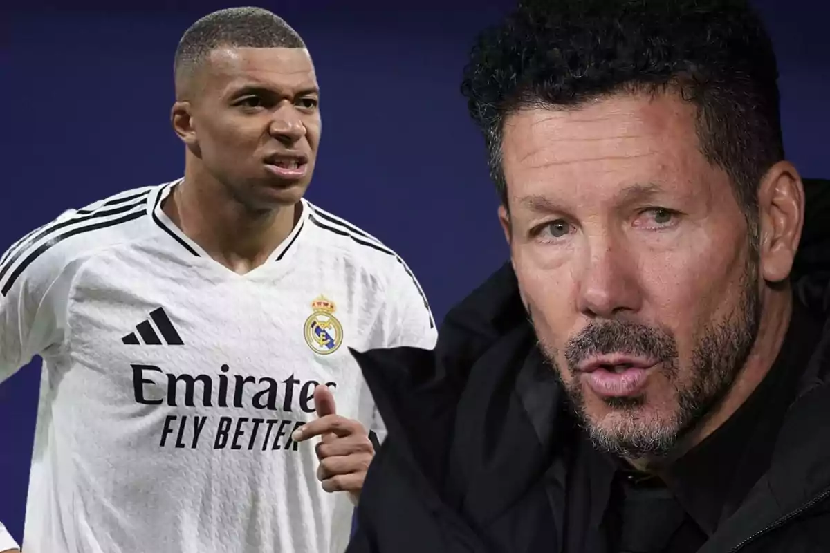 Simeone y Mbappe