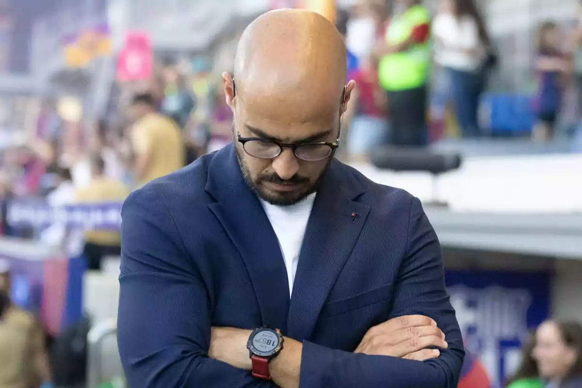 Victor Martín desolado