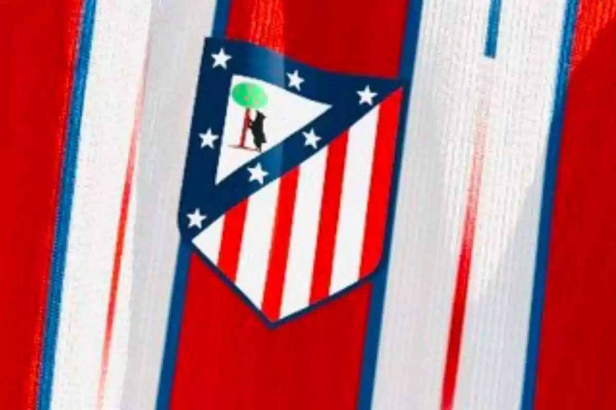 El escudo de la nueva camiseta del Atlético de Madrid para la temporada 2024/2025