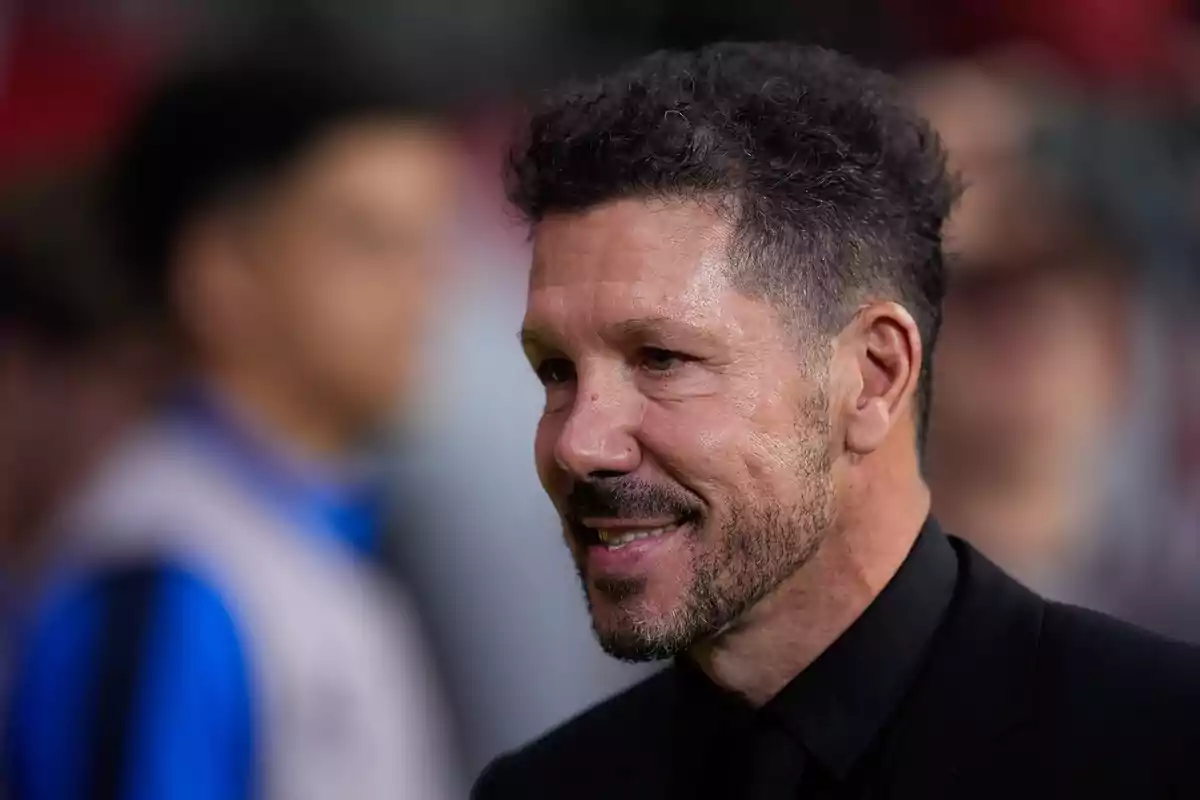 Simeone en el derbi