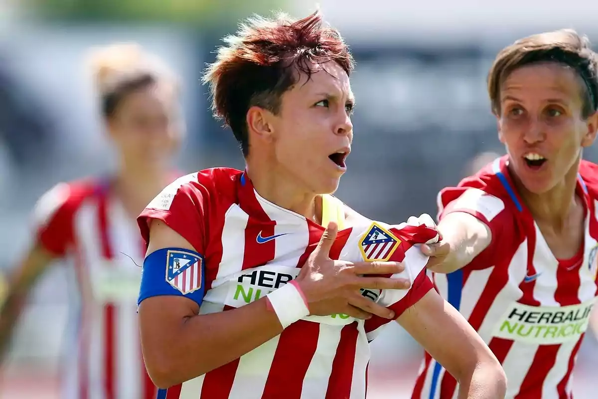 Parte del escudo del Atlético de Madrid dice adiós: Amanda Sampedro se retira