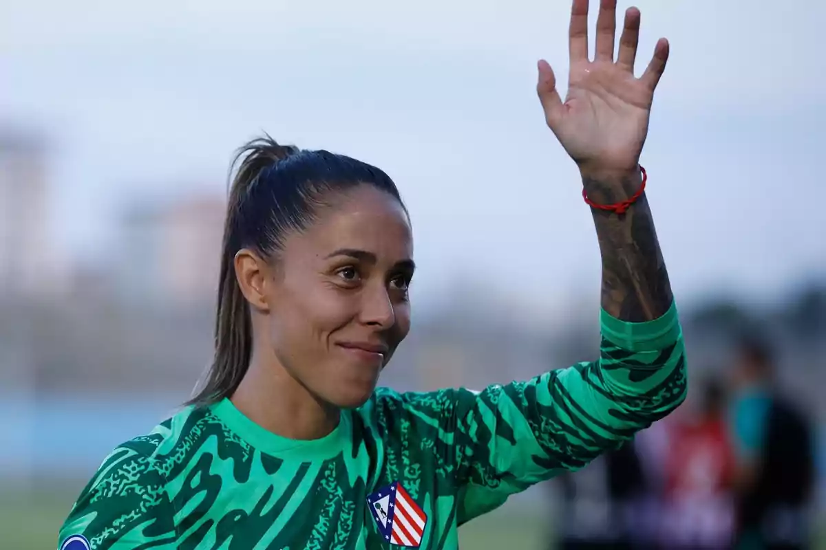 Lola Gallardo agradece a la afición el apoyo al Atlético de Madrid en el primer duelo de la pretemporada