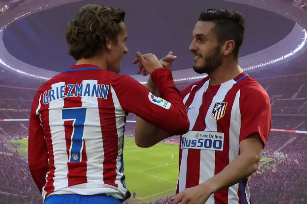 Koke y Griezmann