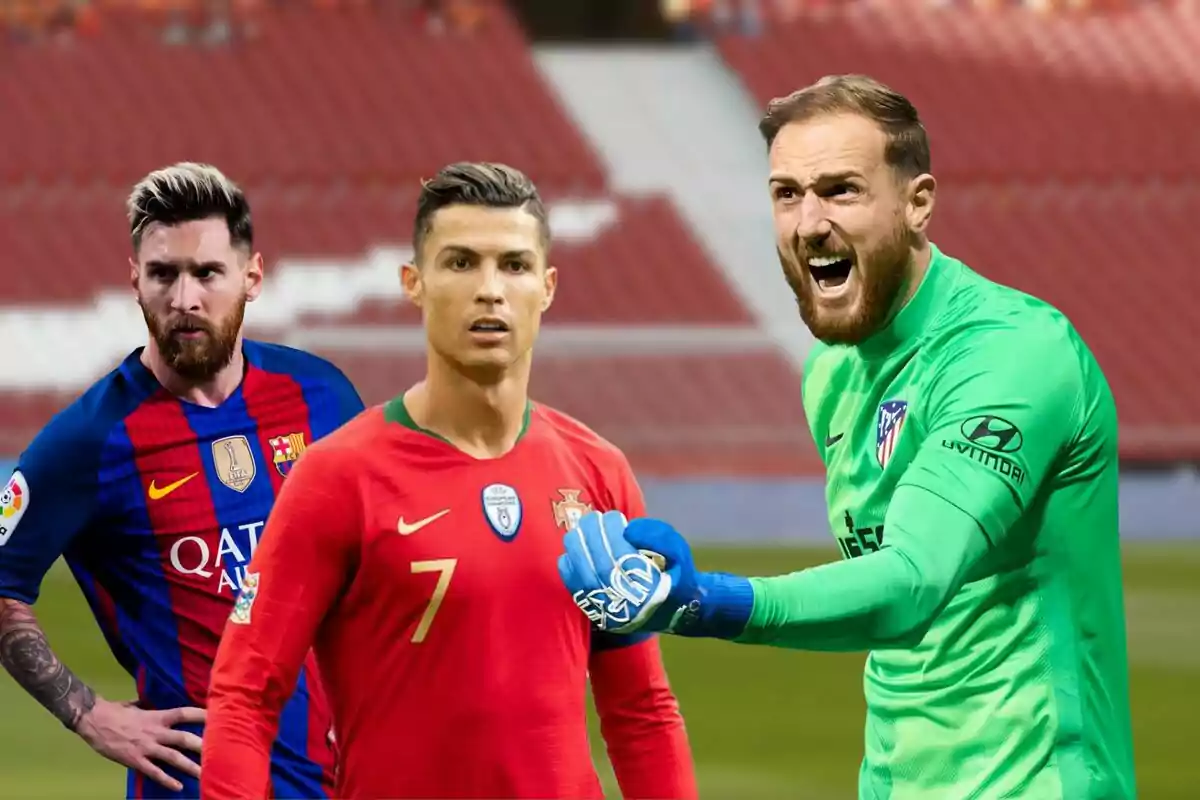 Jan Oblak y Diego Alves son los únicos porteros en la historia en haber parado un penalti a Messi y a Cristiano Ronaldo