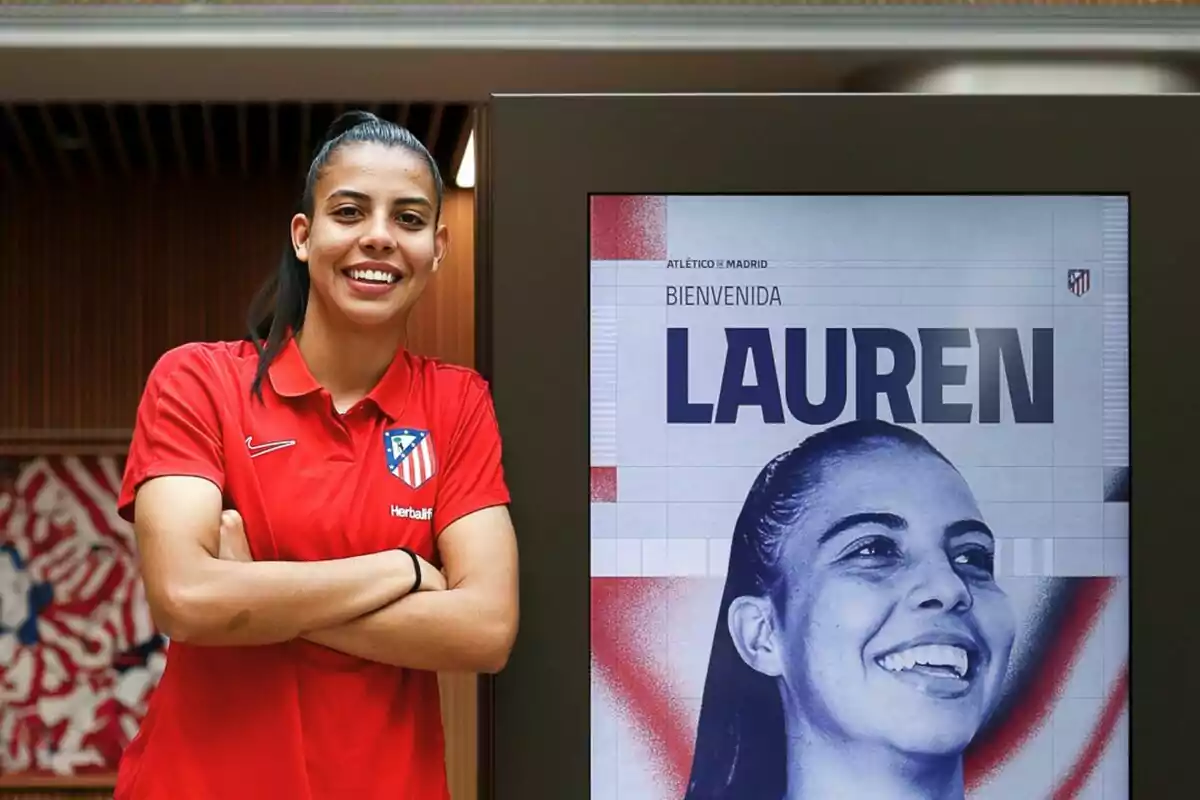 Lauren Leal, nueva futbolista del Atlético de Madrid Femenino