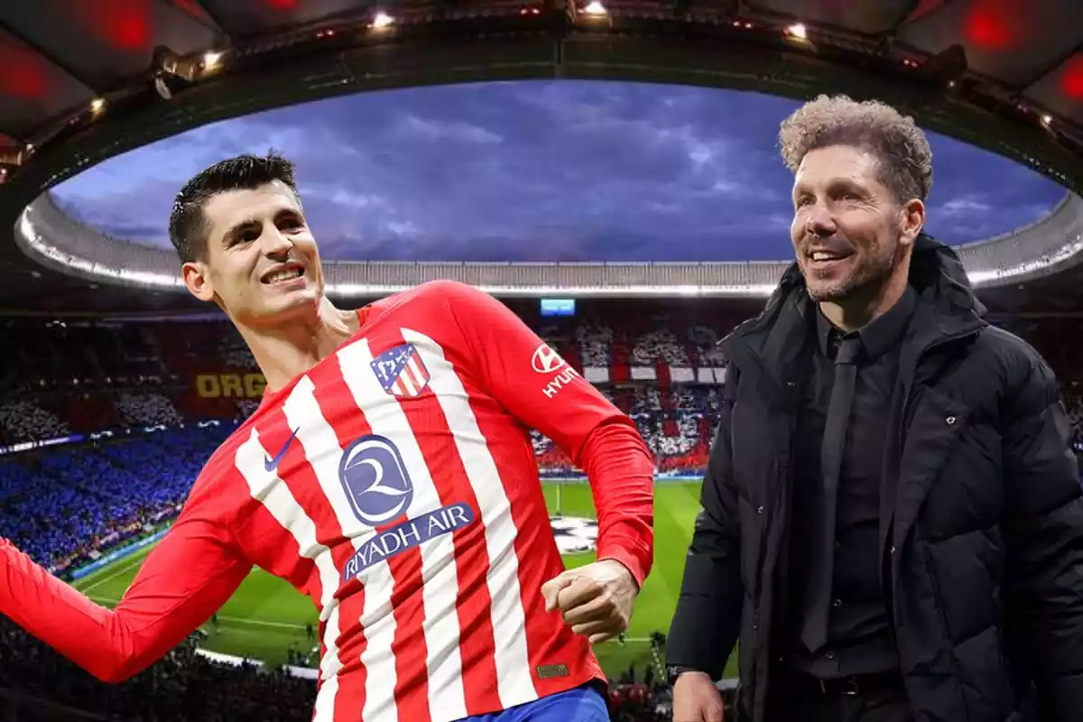 La buena noticia para Álvaro Morata que puede hacer sonreír a Diego Pablo Simeone
