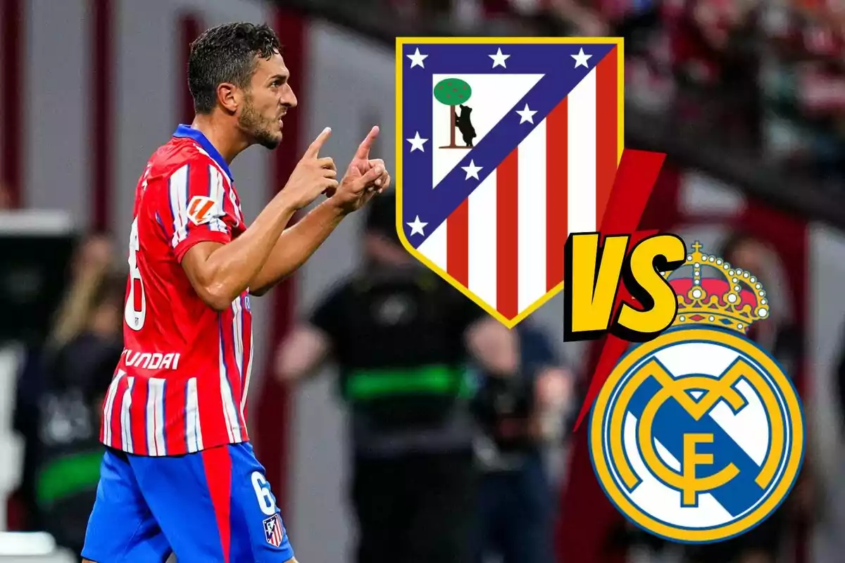 Koke muestra optimismo antes del enfrentamiento entre el Atlético de Madrid y Real Madrid