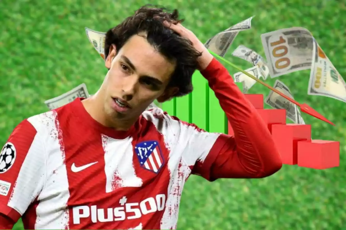 La caída de valor de João Félix preocupa a Simeone y a Gil Marín