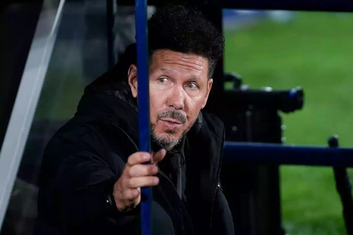 Imagen de Simeone con el Atlético de Madrid