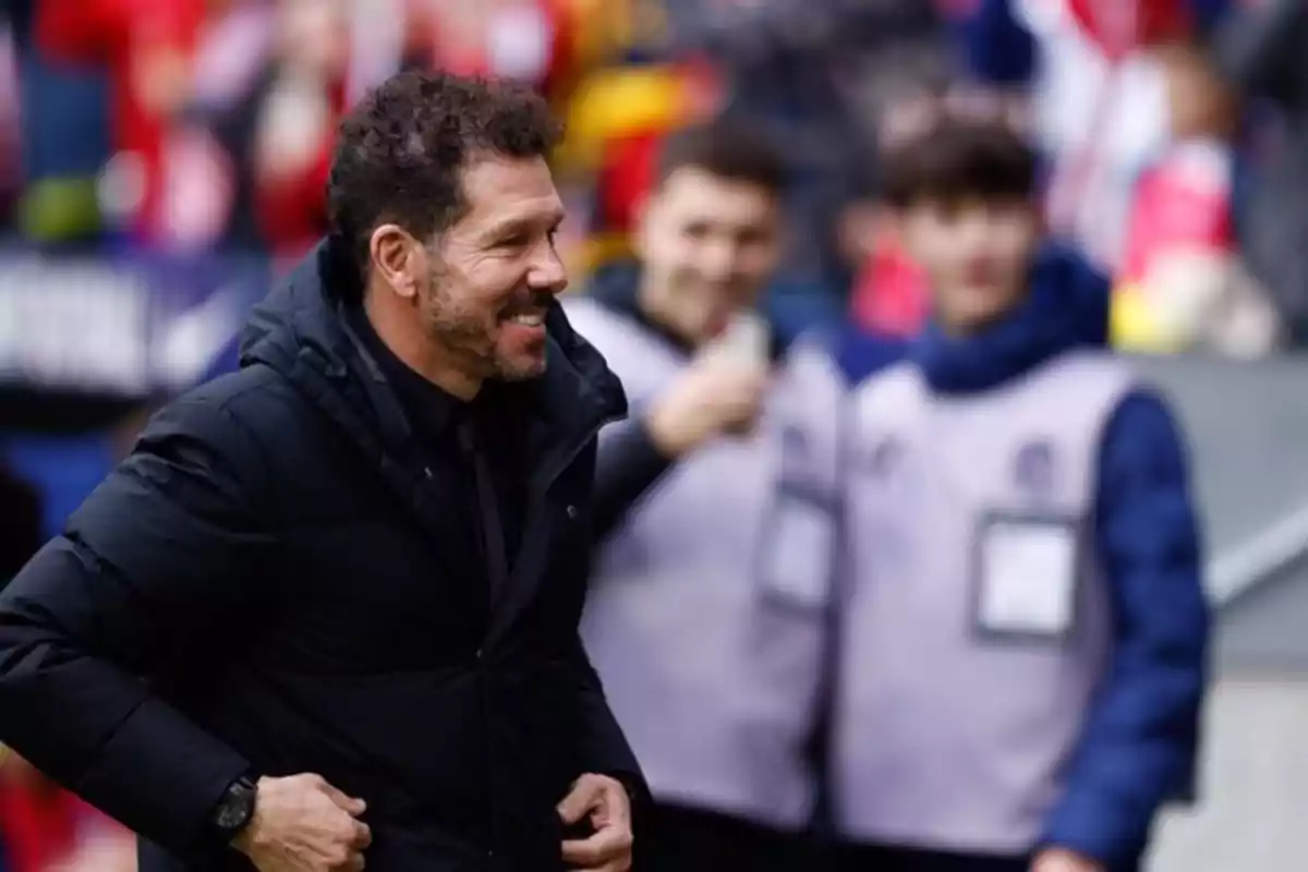 Simeone feliz