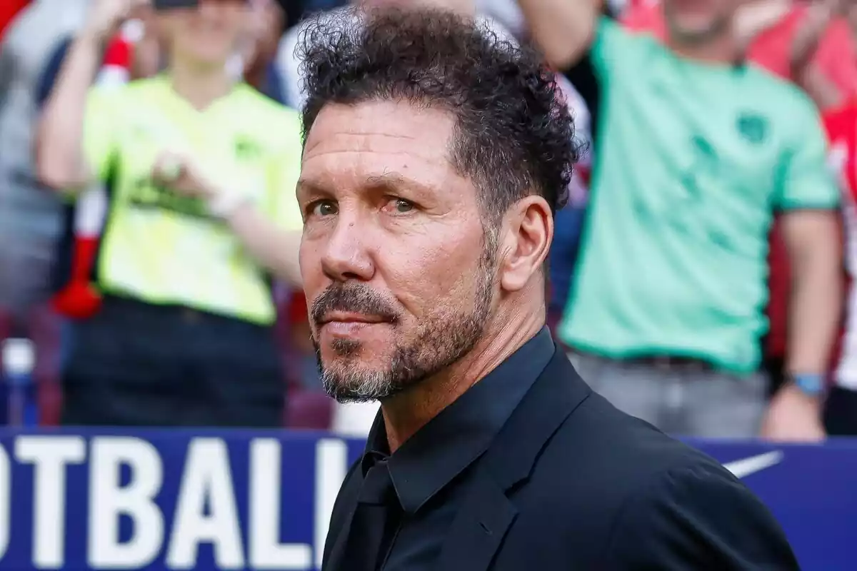 Imagen de Simeone con el Atlético de Madrid