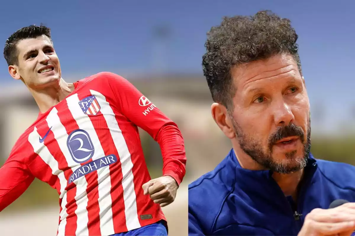 Álvaro Morata, a un paso de conseguir un logro inédito: Simeone, pendiente