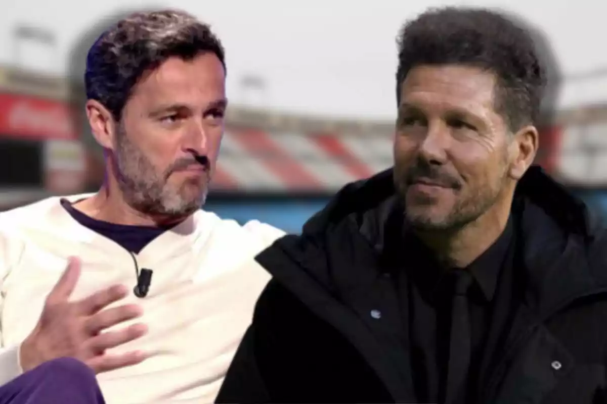 Montaje de Simeone y Kiko Narváez