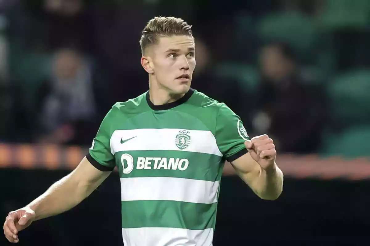 Viktor Gyokeres con la camiseta del Sporting de Portugal