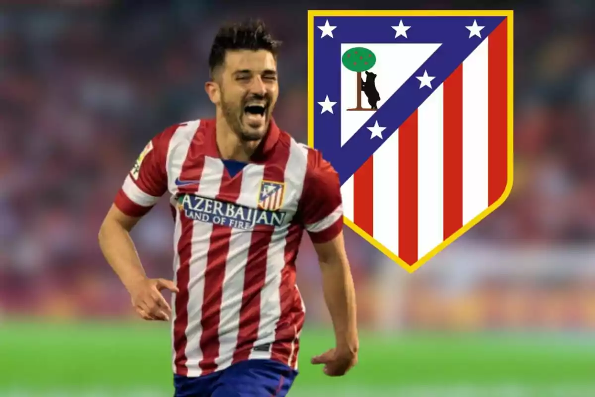 David Villa hizo historia en el Atlético de Madrid