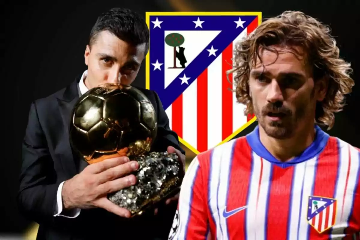 Antoine Griezmann felicita a Rodri por su Balón De Oro