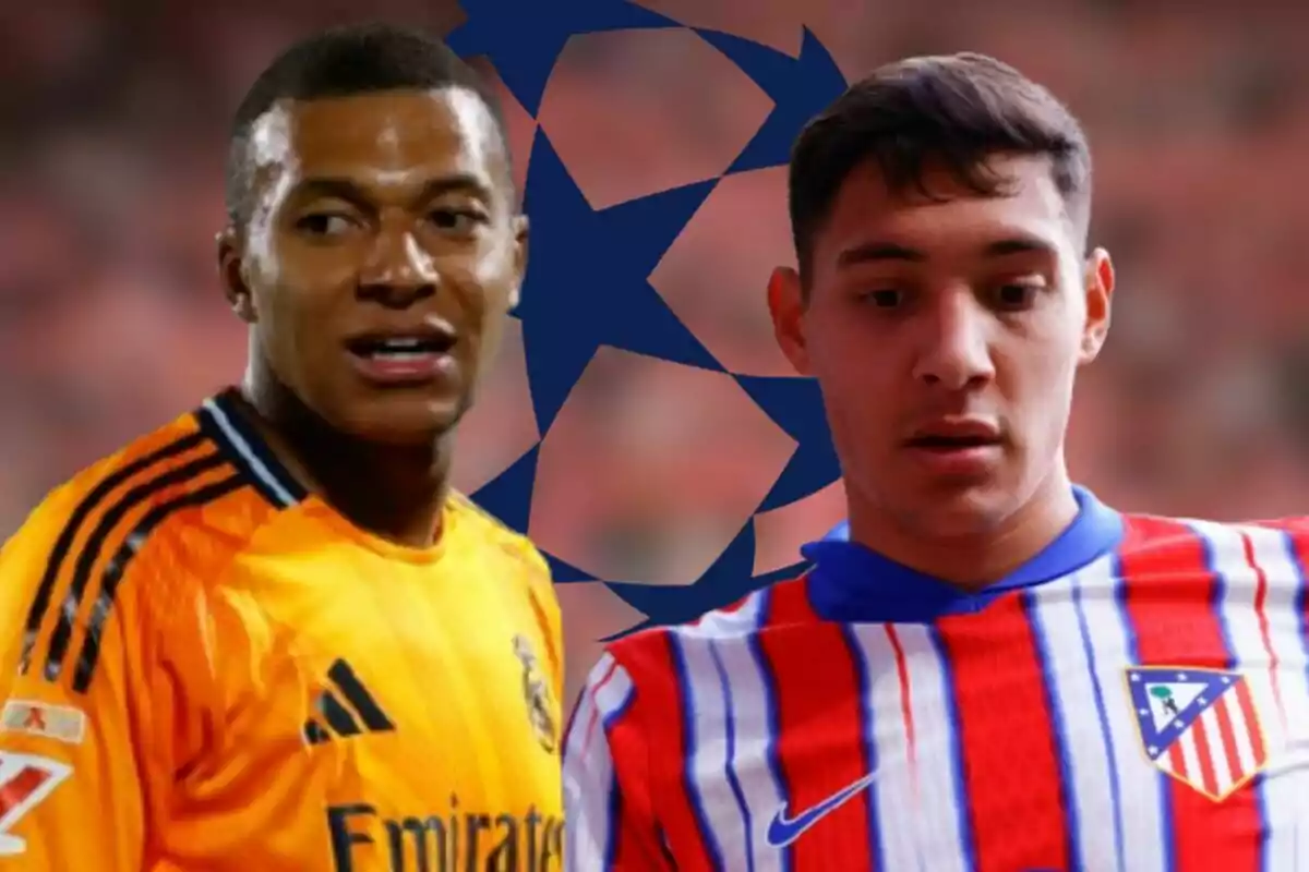 Kylian Mbappé no consigue ni superar a Nahuel Molina en la Champions