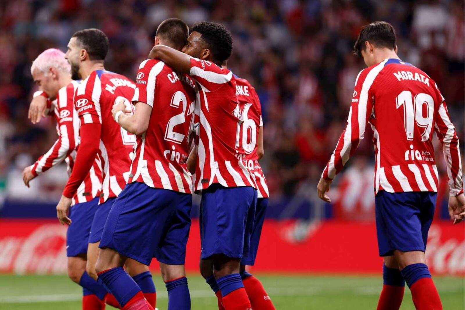 El Atlético de Madrid celebra un gol | Europa Press