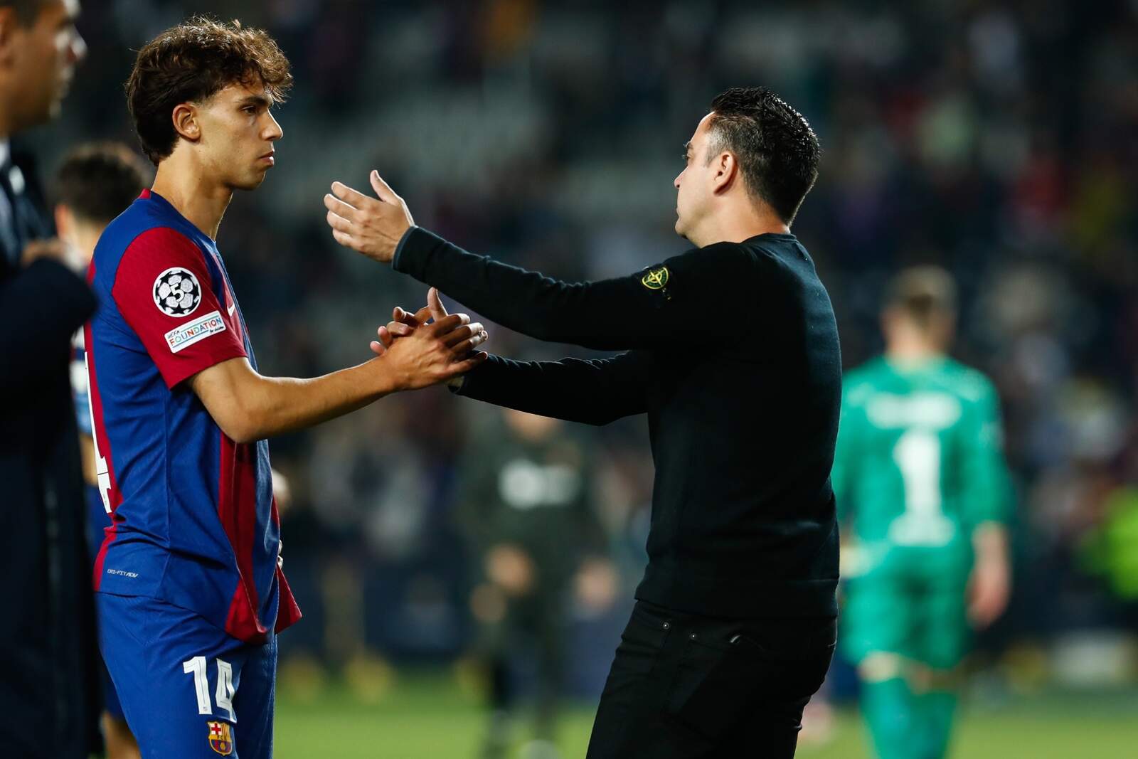 Joao con Xavi