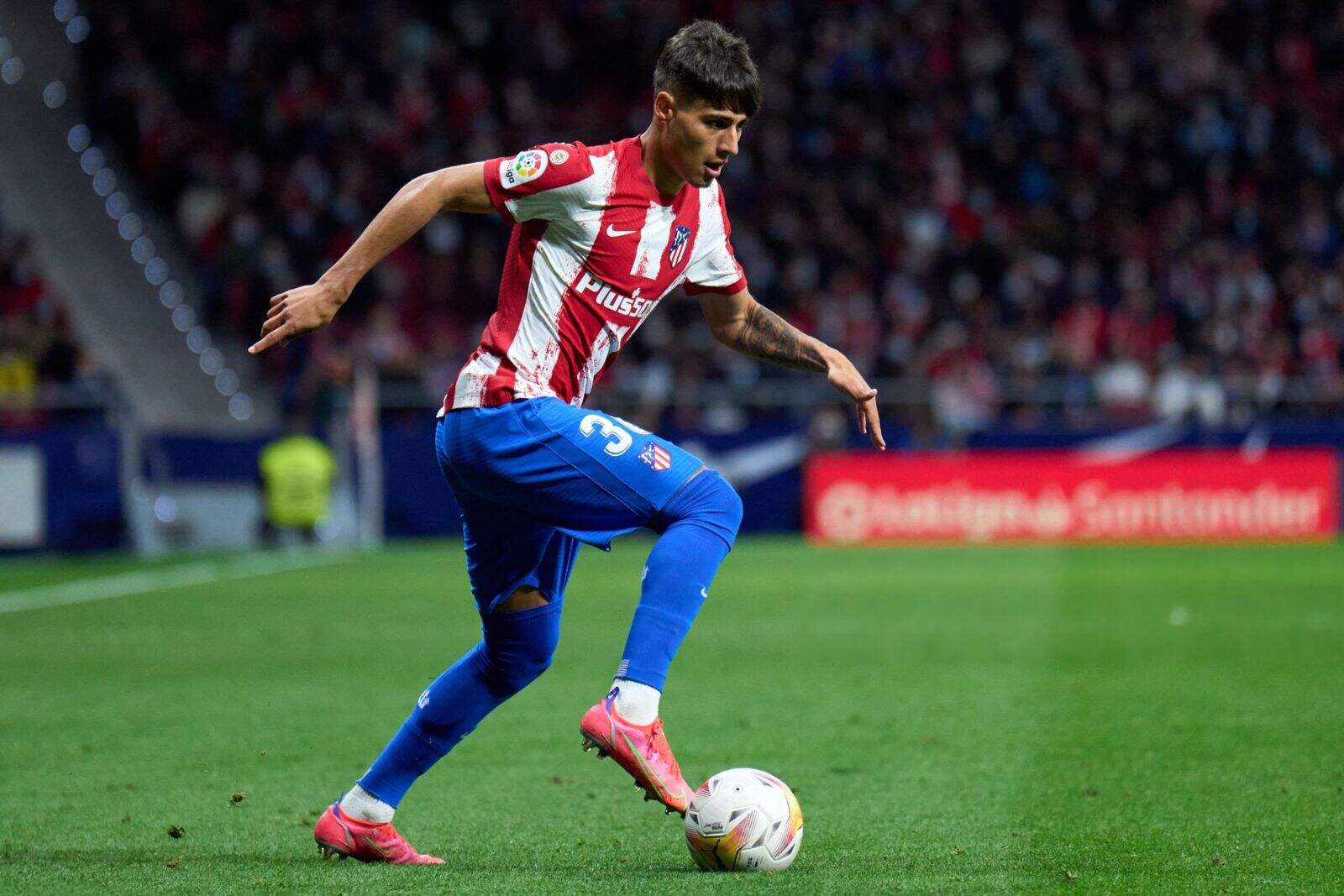 El debut de Carlos Martín con el Atlético de Madrid