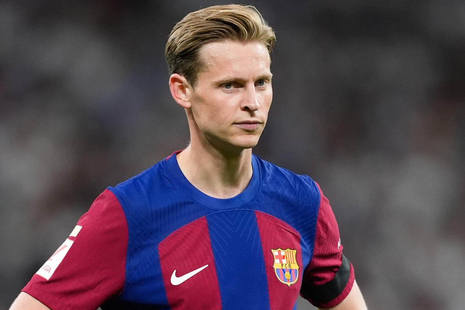 Frenkie De Jong, con el Barcelona